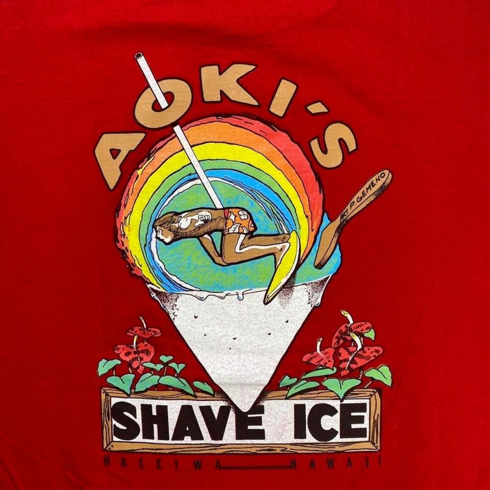 Hawaii Aoki's shave ice shirt